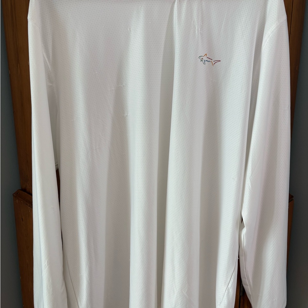 Greg Norman Collection White Performance Shirt